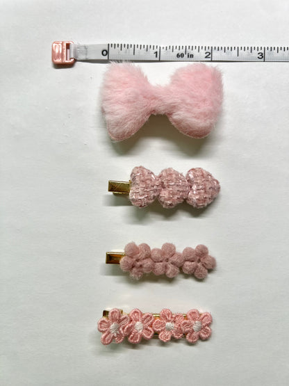 Strawberry milk hair clips